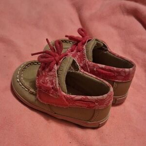 Sperry Baby Velcro Shoes Size 4M